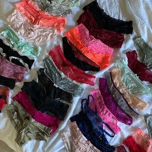 Bundle of 40+ Victorias Secret panties thongs and cheekies